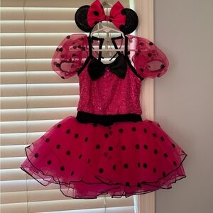 Minnie Mouse Dance Costume with Headband